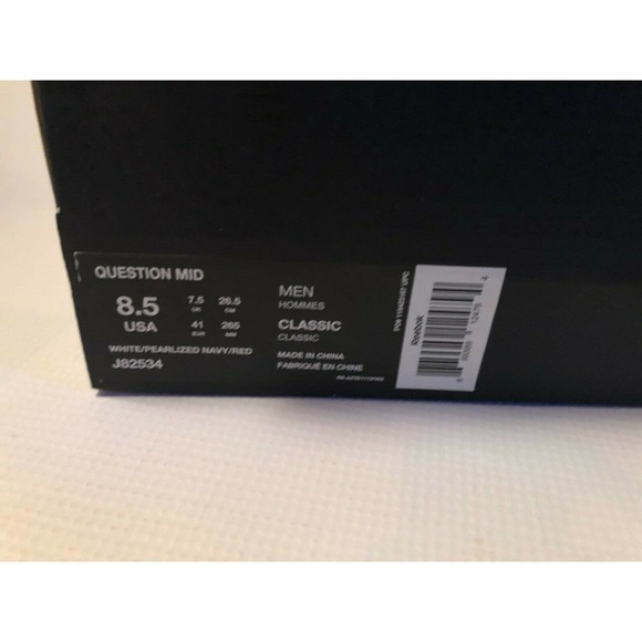 Reebok Question Mid Allen Iverson sz 8.5 - Picture 9 of 9